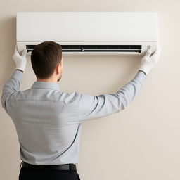 Split AC installation